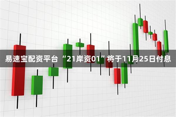 易速宝配资平台 “21岸资01”将于11月25日付息